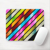 Tapis De Souris Belles rayures colorées (Avec souris)