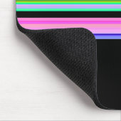 Tapis De Souris Belles rayures de néon coloré (Coin)