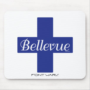 Tapis De Souris Bellevue, Font Wars Mousepad