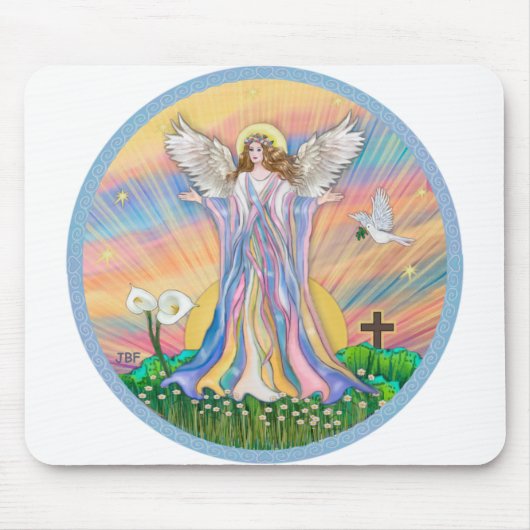 Tapis De Souris Bénédiction d'ange (Devant)