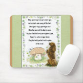 Tapis De Souris Bénédiction irlandaise des chiens (Avec souris)
