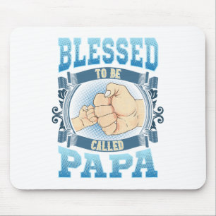 Tapis De Souris Béni D'Être Appelé Papa Cadeaux Papa Fête des père