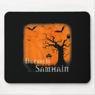 Tapis De Souris Béni Samhain Wiccan Celtic Pagan Halloween Witc