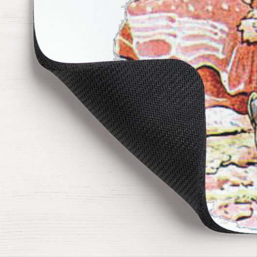 Tapis De Souris Benjamin Bunny et Peter Rabbit planifient leur rai (Coin)