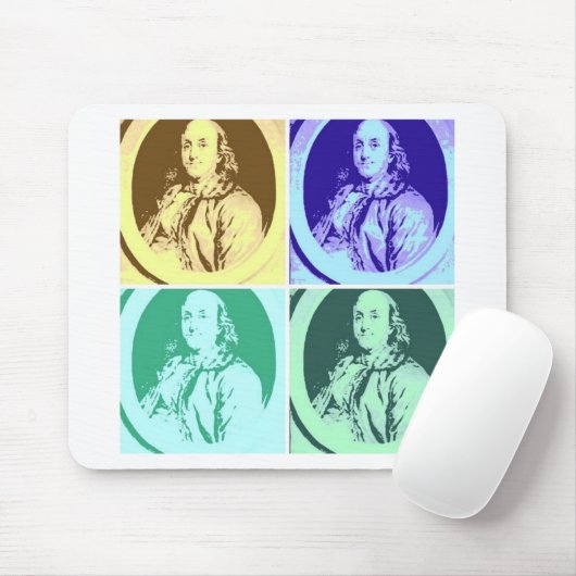 Tapis De Souris Benjamin Franklin (Avec souris)