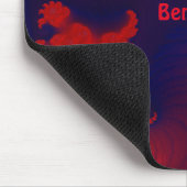 Tapis De Souris BENJAMIN ~ Rouge et Bleu (Coin)