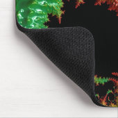 Tapis De Souris BENJAMIN ~ Zany Hot Red, Jaune, Noir et Vert (Coin)