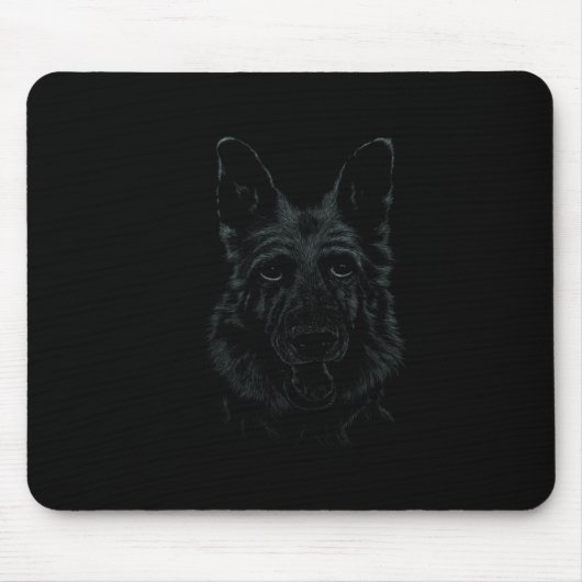 Tapis De Souris Berger allemand (Devant)