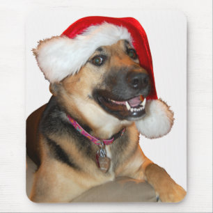 Tapis De Souris Berger allemand de Noël