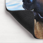 Tapis De Souris Berger allemand - mouspad de chien (Coin)