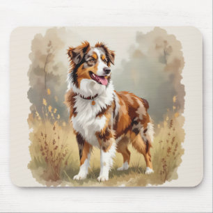 Tapis De Souris Berger Australien Red Merle