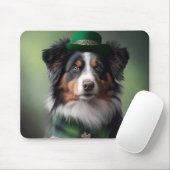 Tapis De Souris berger australien saint patrick (Avec souris)