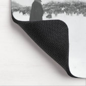 Tapis De Souris Berger et chien au camp de moutons (Coin)