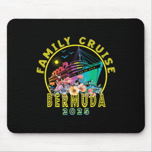 Tapis De Souris Bermuda Cruise 2025 Family Trip Friends Group Vaca