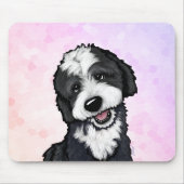 Tapis de souris Bernadoodle KiniArt (Devant)