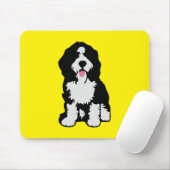 Tapis De Souris Bernedoodle (Avec souris)