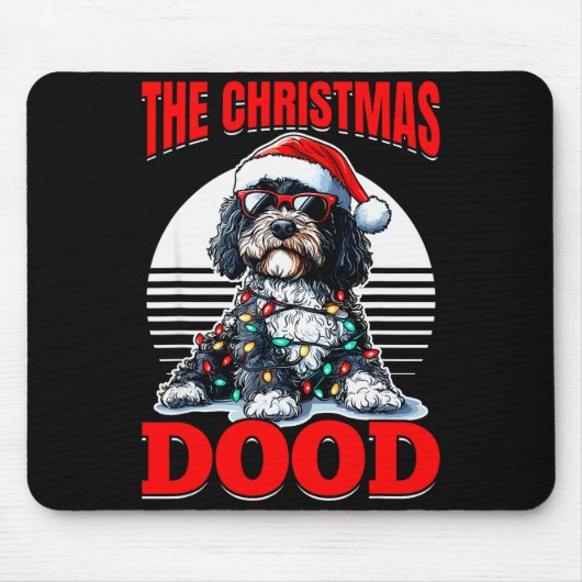 Tapis De Souris Bernedoodle Christmas Dog Breed The Christmas Dood (Devant)