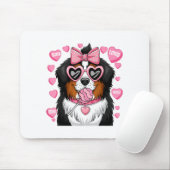 Tapis De Souris Bernese Mountain Coquette Dog Pet Lover Owner (Avec souris)
