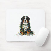 Tapis De Souris Bernese Mountain Dog Christmas I'm Fine Everything (Avec souris)