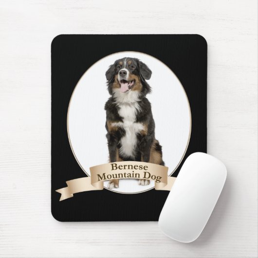 Tapis De Souris Bernese Mt. Chien Mousepad (Avec souris)