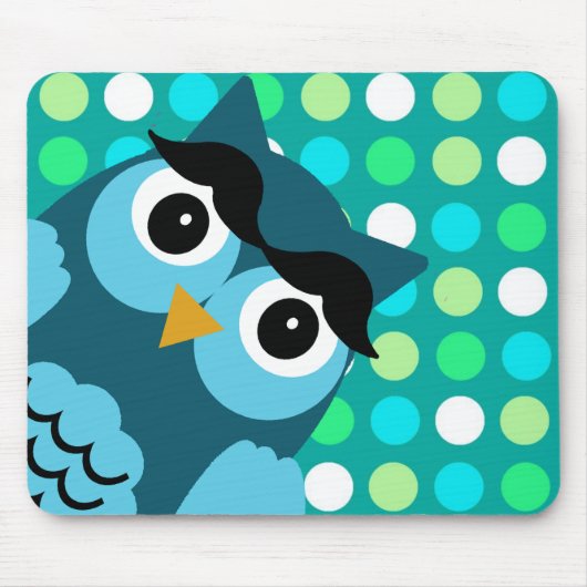 Tapis De Souris Bernie le hibou (Devant)
