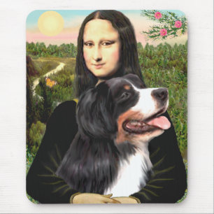 Tapis De Souris Bernois - Mona Lisa - Personnalisé