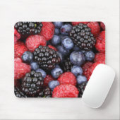 Tapis De Souris Berries d'été Mousepad (Avec souris)