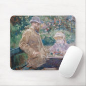 Tapis De Souris Berthe Morisot - Eugene Manet avec sa fille (Avec souris)