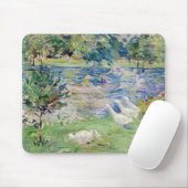 Tapis De Souris Berthe Morisot - Fille en bateau avec oie (Avec souris)