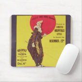 Tapis De Souris Bertram fraise l'affiche de cirque (Avec souris)