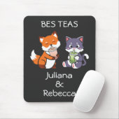 Tapis de souris Bes Teas Boba Bubble Tea (Avec souris)