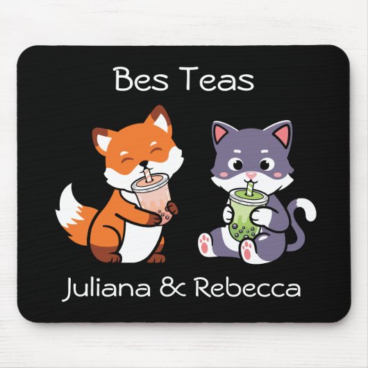 Tapis De Souris Bes Teas Boba Buble Tea Pad (Devant)