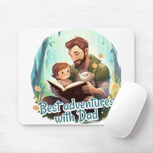 Tapis De Souris Best adventures with Dad (Avec souris)