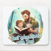 Tapis De Souris Best adventures with Dad (Devant)