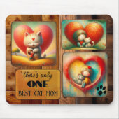 Tapis De Souris Best Cat Mom Art ou photo (Devant)