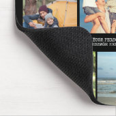 Tapis De Souris BEST DAD EVER Photo Collage Personnalisé (Coin)