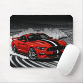 Tapis De Souris Best Drift Car Red Muscle (Avec souris)