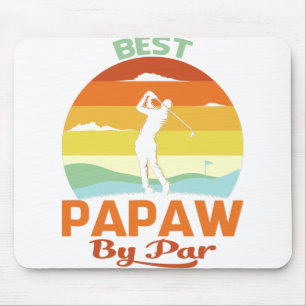 Tapis De Souris Best Papaw By Par Fête des pères Golf Chemise Cade