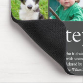 Tapis De Souris Best Stepdad Stepfather Citation photo Collage (Coin)