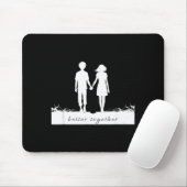Tapis De Souris Better Together Bf And Gf Holding Hands  (Avec souris)