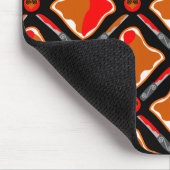 Tapis De Souris Beurre d'arachide et confiture de fraise en mousse (Coin)