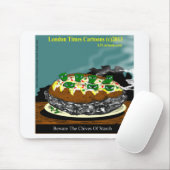 Tapis De Souris Beware The Chives Of Starch Funny Potato (Avec souris)