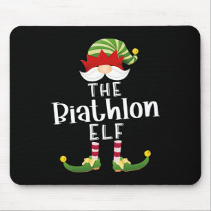 Tapis De Souris Biathlon Elf Group Noël Funny Pajama Party
