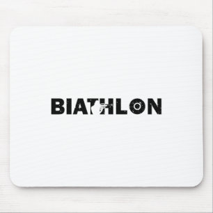 Tapis De Souris Biathlon Funny Biathlète tir Cible Ski Sp