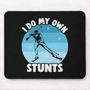 Tapis De Souris Biathlon Je Fais Mes Propres Stunts Ski de fond