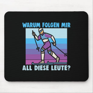 Tapis De Souris Biathlon Pourquoi suivre tous ces gens Cross-count