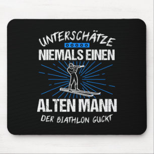 Tapis De Souris Biathlon Ski Ski Ski Ski Cross-country Cadeau