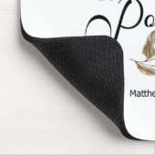 Tapis De Souris Bible verse Floral (Coin)