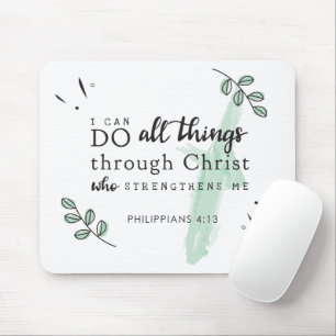 Tapis De Souris Bible Verse Philippiens 4:13 Mousepad