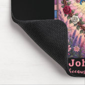 Tapis De Souris Bible Verse Stained Gl 1 John 4_19 Love Prayer Val (Coin)